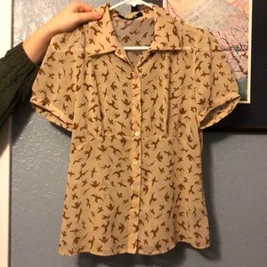 Forever 21 button down blouse